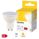Bombilla LED dicroica 6W GU10 4200K - Libertina REF: 200621051