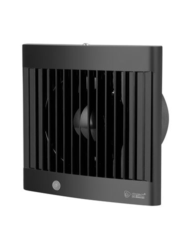 Extractor doméstico Amina Ø100mm Negro REF: 400030001